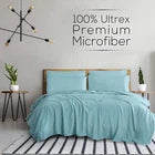 6 PC Luxury Full Size Bed Sheets Breathes Deep Pocket up to 16" Full Size Sheets