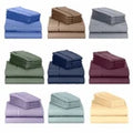 Luxury Bamboo 2200 Count 6pc Sheet Set Deep Pocket 18" Soft, Silky 30 Colors