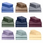 Luxury Bamboo 2200 Count 6pc Sheet Set Deep Pocket 18" Soft, Silky 30 Colors